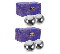 Baluue 4pièces Balles Entraînement Pour Mains Balles De Massage Chinoises De Santé Pour Poignets Exercice Pour Mains Anti-stress Pour Seniors