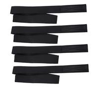 Baluue 4pièces Bandes Élastiques Noires Réglables Pour Perruques Accessoires Pratiques Pour Maintenir Votre Perruque Toute Sécurité