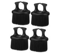 Baluue 4pièces Brosse à Barbe Pour Hommes Avec Anneau Accessoires De Coiffure Barbershop Brosse Démêlante Soins Pour Barbe