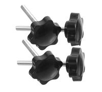 Baluue 4pièces Écrou à Molette de Serrage pour Déambulateur Remplacement de Siège avec Fixation Manuelle Molette de Remplacement pour Poignée de Déambulateur Kit