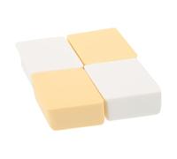 Baluue 4pièces Éponge De Maquillage Cœur Non-latex Lot De Éponges Réutilisables Pour Application Facile Et Précise De Fond De Teint Outils Cosmétiques Et Sûrs Pour Peau