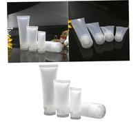 Baluue 4pièces Flacons Voyage Bouteilles Cosmétiques Réutilisables Pour Lotion Facial Et Crème Hydratante à Transparent Et Pratique Pour Voyages