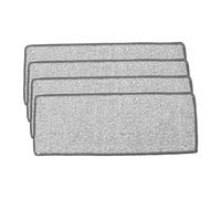 Baluue 4pièces Lingettes De Remplacement Microfibre pour Mop à Plat Lavables Et Réutilisables pour Nettoyage Humides Et Secs Compatible avec Balais Ménagers