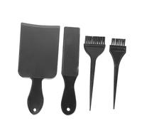 Baluue 4pièces Outils De Capillaire Plaque De Pinceaux Et Accessoires Pour Salon De Coiffure Kit Pratique Et Pour Et Mèches