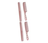 Baluue 4pièces Peignes Acier Inoxydable Professionnels Pour Coiffure Rose Et Grand Format Rose Avec Organisateur De Spray Capillaire