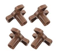 Baluue 4pièces Supports pour Plateau Tournant de Micro-ondes Guides Rechange Coupleurs pour Plateau Tournant Accessoires pour Micro-ondes