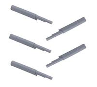 Baluue 5 pièces Amortisseur Cabinet Sans Poignée Push To Open Magnétique Abs Pour Portes Armoire Tiroir