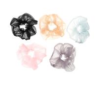 Baluue 5 Pièces Anneau de cheveux élastiques à cheveux fille accessoire de cheveux pour les filles hair charms hair toppers ornement de cheveux coiffe de fille polyester