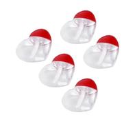 Baluue 5 Pièces Ensemble Bouteilles De Brillant À Lèvres Vides Récipient Transparent Brillant À Lèvres Cosmétique Tubes De Brillant À Lèvres Vides Tube De Brillant À Lèvres Hygiénique