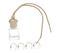 Baluue 5 pièces Lot de Flacons Diffuseurs de Parfum Suspendus pour Voiture Design Cylindrique Élégant Rechargeables et Légers Diffuseur Huiles Essentielles pour Intérieur Auto Cadeau