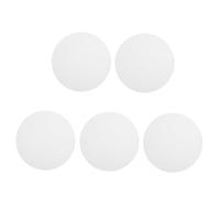 Baluue 5 pièces Lot de Tapis Vapeur Silicone Rond Réutilisable Antiadhérent pour Cuisson Vapeur Pains Brioches et Gâteaux