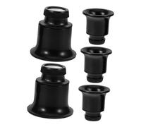 Baluue 5 Pièces Loupe Tête pour Réparateur et Bijoutier Grossissement Précis Confortable pour Inspections Détaillées Portable et Légère Réparation Montres et Bijoux