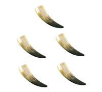 Baluue 5 Pièces Peigne en corne hair charms hair toppers Peigne de massage noir outils de coiffure massage des cheveux s à cheveux pour x épais pour femme cornes