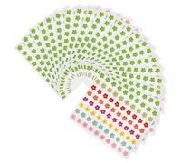 Baluue 50 feuilles Autocollants Fleurs Récompense Adorables pour Garçon Fille Autocollants Décoratifs Auto-adhésifs pour Enseignants Stickers Multifonctionnels pour Scrapbooking et