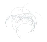 Baluue 50 paires Armatures Métal pour Soutien-gorge Femmes Anneaux Acier pour Réparation et Support Compatible Divers Bonnet et Styles Protection Confort et Résistance