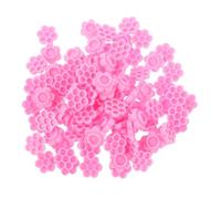 Baluue 500 Pièces Flower Shape Glue Holder Cups For Eyelash Extension Precise Glue Control Pallet Compatible With Lash Grafting And Nail Art