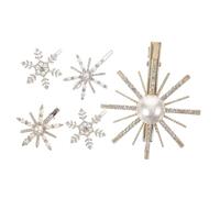 Baluue 5pièces Barrettes Élégantes Perles Et Accessoires De Cheveux De Luxe Styles Aléatoires Parfaites Pour Mariages Et Événements Spéciaux