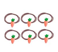 Baluue 6 Pièces Anneau de cheveux corde à cheveux rubans à cheveux pour les filles hair charms hair toppers bandeau cheveux accessoires pour cheveux féminins filles Acrylique