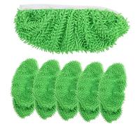 Baluue 6 Pièces Lingettes Réutilisables pour Balai Serpillère Microfibre Lavables et Absorbantes Recharges de Chiffons de Nettoyage Humide et Sec pour Sols Compatibles avec Balais