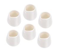 Baluue 6 pièces Pichet à Lait Céramique Sans Poignée de Léger et Résistant Pour Sauce Sirop et Salades Design Élégant et Facile à Nettoyer