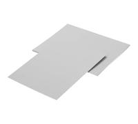 Baluue 6 pièces Plaques Aluminium Sublimation Nacré Argenté DIY Sublimation Métal Blanches pour Photos et Signalétique Résistante Décoloration