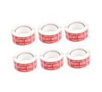 Baluue 6 rouleaux Étiquettes Adhésives Expédition Autocollants Avertissement Fragile pour Colis Carton Emballage