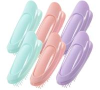 Baluue 6pcs Pinces à Cheveux pour Donner du Volume en Résine Légère et Facile à Utiliser, pour DIY et Voyage, Clips sans Traces pour Cheveux Bouclés Couleur Aléatoire