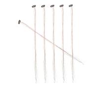Baluue 6pièces Clips in Hair Tinsel Extensions Brillance Holographique Accessoires Capillaires Et Pour Et Événements Spéciaux