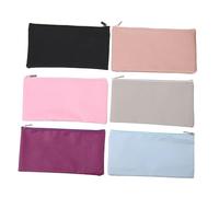 Baluue 6pièces Trousse De Maquillage Portable Toile Oxford Set De Pochettes De Rangement Cosmétique pour Voyage Et Toilette Design Léger Et Compact pour Hommes Et Femmes