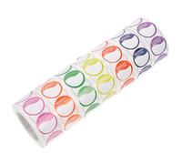 Baluue 7 Pièces d'Étiquettes Autocollantes Rondes 25 MM pour Jours Semaine en Anglais Gestion des Étiquettes pour Restaurant Code Couleur Alimentaire Solide et Facile à Retirer