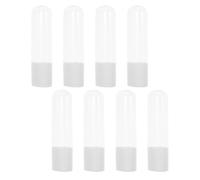 Baluue 8 Pièces Boîte de Rangement Compacte pour Embouts de Jet Dentaire Étui Protecteur Anti-poussière Transparent pour Irrigateur Buccal Organisateur Portable pour Voyage et Usage