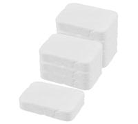 Baluue 8 Pièces Disques De Coton Pour Visage Démaquillants Blancs Carrés Réutilisables Nettoyer Soin Tonique Femme Visage Lingette Dissolvant Yeux Ongles