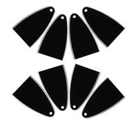 Baluue 8 pièces Plastic Truss Rod Cover Replacement For Electric Bass Guitar Neck Protection Rounded Corner Accessories
