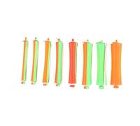 Baluue 80pièces Flex Rods Universels Pour Boucles Multi-fonction Cold Wave Outils De Coiffure Sans Chaleur Accessoires De Bouclage Couleurs Mélangées