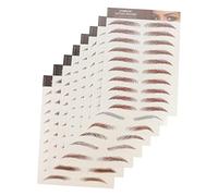 Baluue 8feuilles Autocollants De Maquillage Pour Sourcils De Stickers Réalistes Pour Finition Naturelle Outils Pratiques De Beauté Pour Femmes