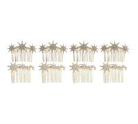 Baluue 8pièces Peigne à Cheveux Décoratif Accessoires De Mariage Pour Mariée Pour Chignon Et Élégantes