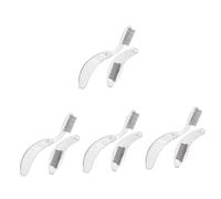 Baluue 8pièces Peigne à Sourcils Et Acier Outil Multi-usage Pour Maquillage Des Yeux Brosse à Sourcils Et Peigne à Accessoires De Maquillage