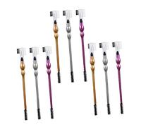 Baluue 9pièces Brosse à Sourcils Double Tête Et Peigne à Outil De Maquillage Pratique Pour Femmes Accessoires De Beauté Avec Têtes Éponge Pour Ombre à Paupières