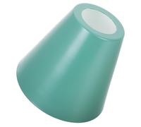 Baluue Abat-Jour en Fer Cylindrique Vert pour Lampe de Table Douille E27 Protection Conique 42Mm Cache-Lampe Rustique pour Bureau Lecture et Lampadaire