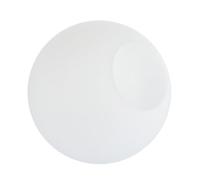 Baluue Abat-jour Verre Laitonné Mat Ømm Globe Design Milieu de Siècle pour Lampe Suspendue Remplacement Abat-jour pour Ventilateur Plafond et Applique Murale Style Moderne Décoratif