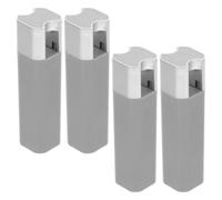 Baluue Accessoires pour Rideaux 4pcs Pendentifs à Ficelle en Plastique pour Commande par Cordon des Stores Enrouleurs, Poids de Chaîne Carré en Fer et Plastique, Design Minimaliste Mat