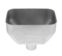 Baluue Adaptateur Acier Inoxydable pour Descente de Gouttière Collecteur Eau de Pluie Extérieur Résistant et Facile à Installer Système de Récupération Eau Pluviale pour Tonneau et