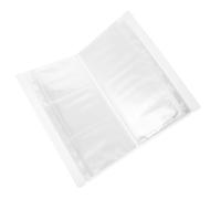 Baluue Album de Rangement pour Cartes et Tickets Vocales Classeur Transparent PP Léger Organiseur Polyvalent pour Billets Avion Cartes Postales et Concerts