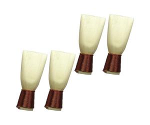 Baluue Anches Suona Naturelles 4 Pièces Grosse Taille Accessoires Instrument à Vent Anches d'Introduction pour Suona Réglables pour Performance Sonore Optimale Usage Professionnel