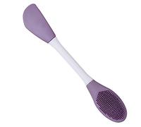Baluue Applicateur De Masque Facial Double Embout Silicone Brosse Visage Douce Et Flexible Pour Application Et Nettoyage Outil Beauté Polyvalent Pour Différents Types De Peau