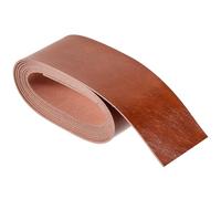 Baluue Bande de Cuir Plat DIY Marron pour Artisanat Sangle Épaule et Couture Rouleau de Lanière Polyvalent pour Vêtements et Accessoires