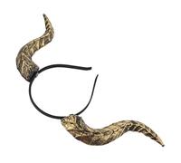 Baluue Bandeau Cornes de Diable Amovibles Halloween Accessoire Gothique Flexible pour Cosplay et Fêtes à Thème Confort sans Pression Design Distinctif pour Costumes Viking et