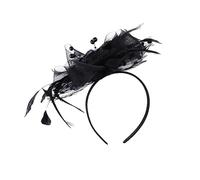 Baluue Bandeau De Cheveux Élégant En Noire Pour Fête De Mariage Et Spectacle