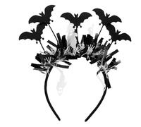 Baluue Bandeau Halloween Chauve Souris pour Adultes Accessoire Cheveux Cosplay Tête Effrayant pour Fête Déguisée et Carnaval