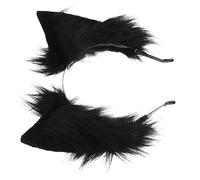 Baluue Bandeau Oreilles De Chat Peluche Avec Nœud Accessoire Cosplay Animal Pour Fête Et Halloween Décoration De Cheveux Kawaii